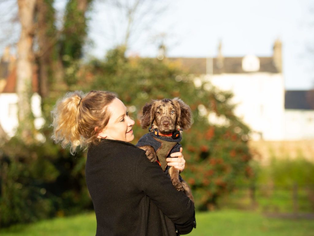 How do you prevent puppy blues?