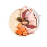 Bowl with real ingredients