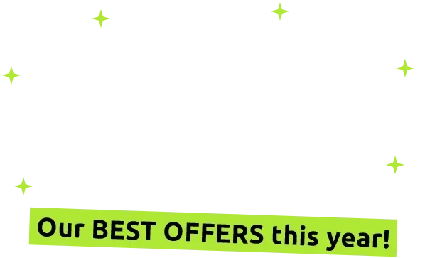 Black Friday! Our best offers this year!